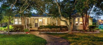 Romantic 1938 Bay House • Steps from Ocean Dr • Porches, Gardens & Coastal Charm