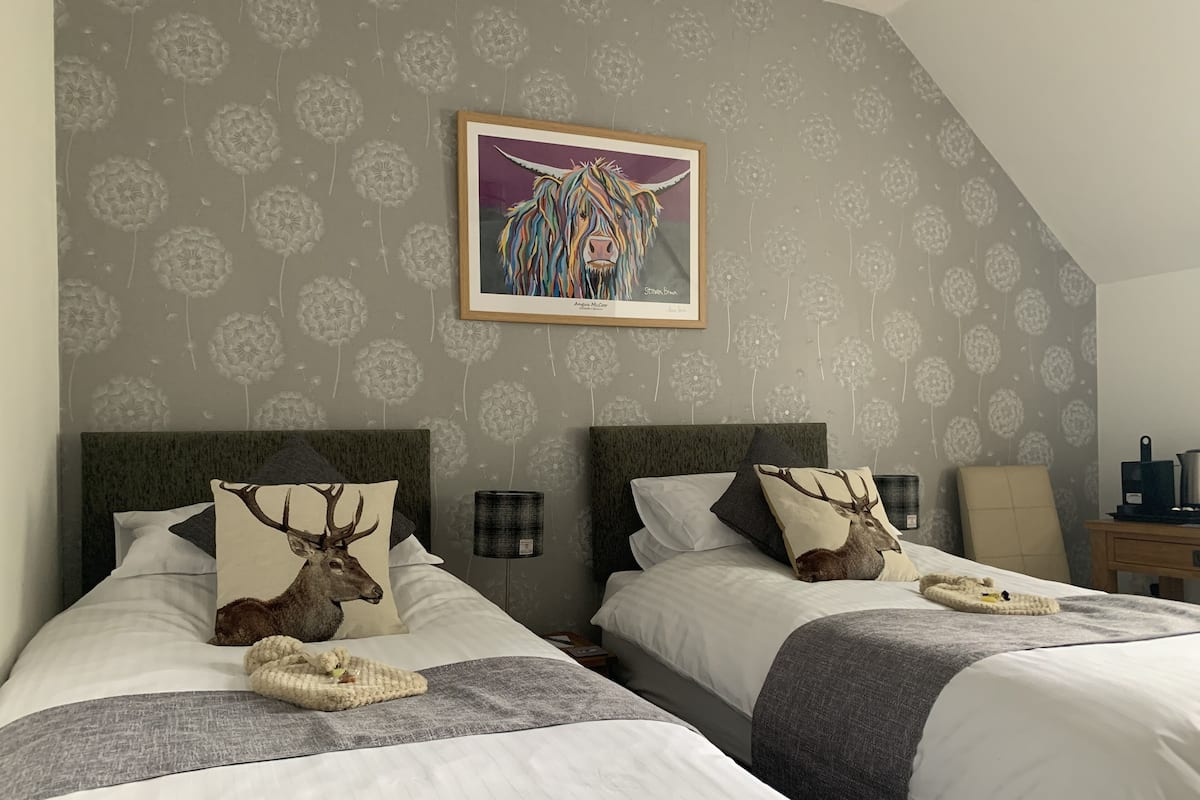 Individually decorated, blackout curtains, iron/ironing board, free WiFi
