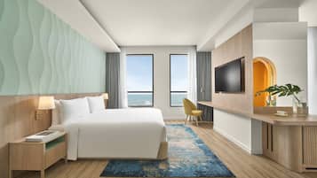 1 chambre, minibar, coffres-forts dans les chambres, bureau