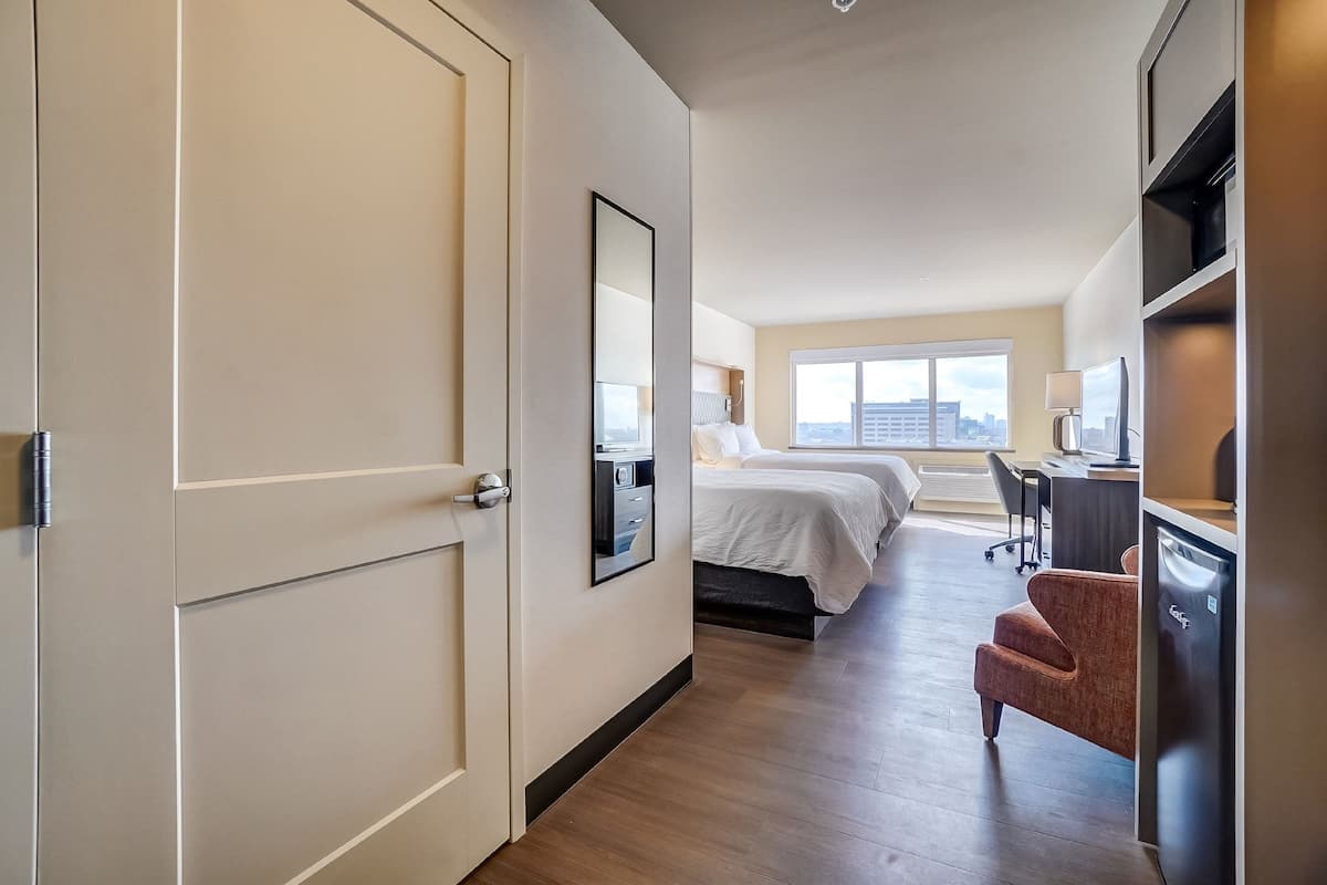 standard room, 2 queen beds | 1 bedroom, in-room safe, desk, soundproofing