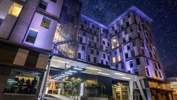 Voorkant van accommodatie