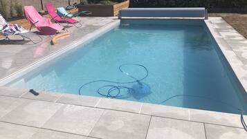 Piscine extérieure, piscine chauffée