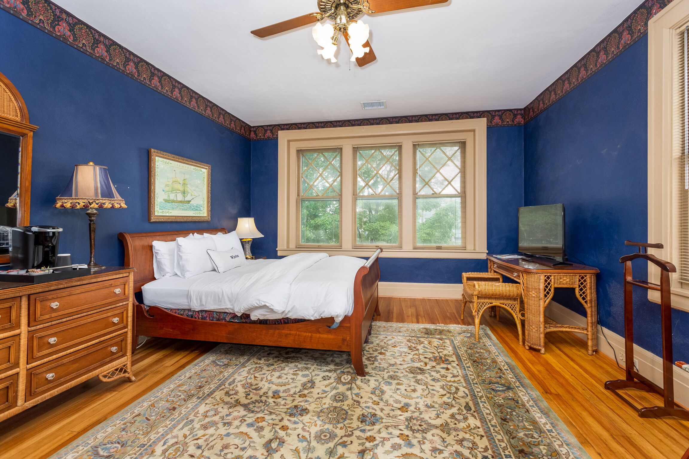 Winston room in Historic Shaffner House in Winston-Salem, United States