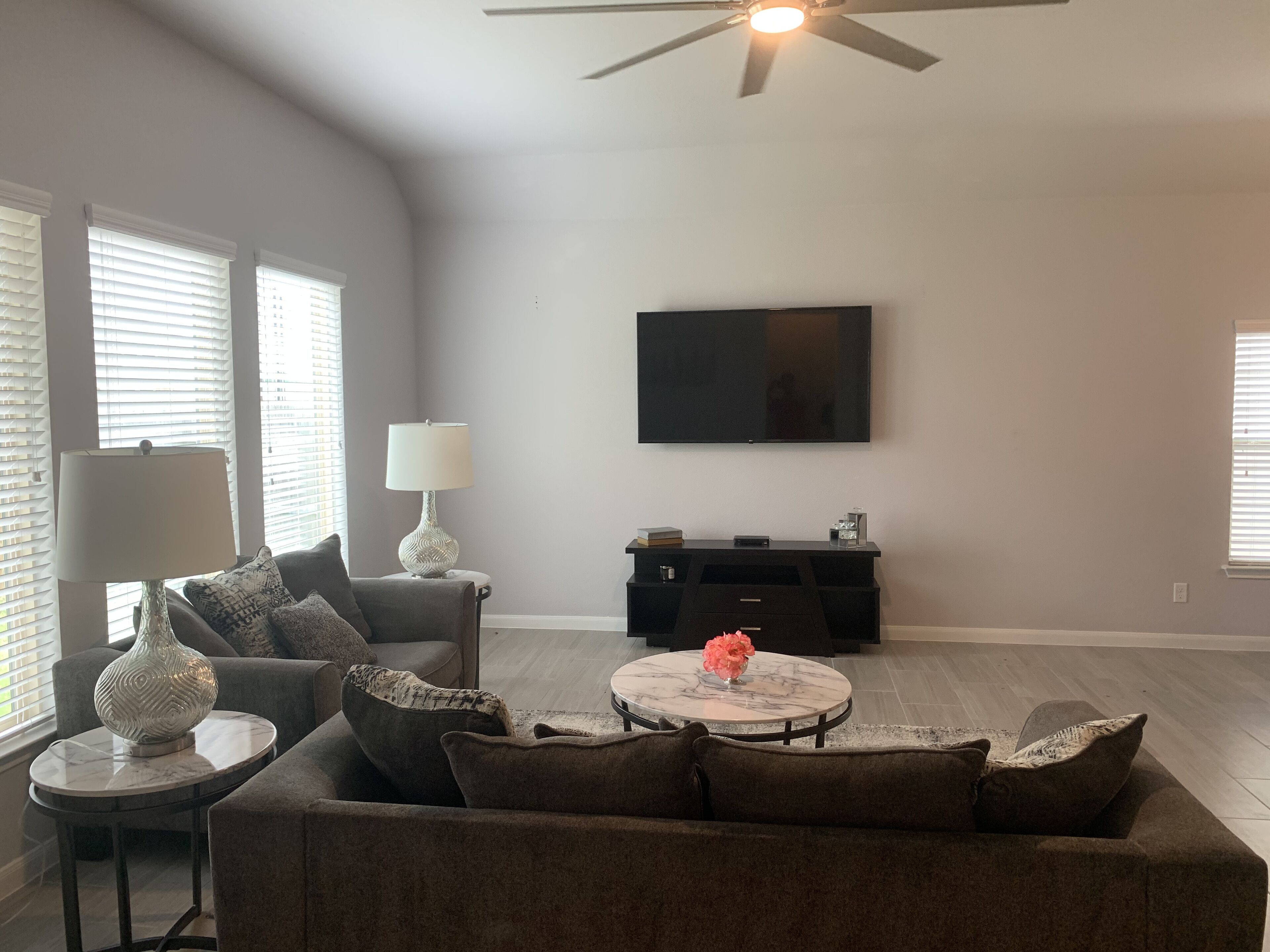 Spacious modern executive home with open floor plan