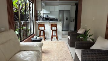 Superior Apartment, 2 Bedrooms | Living area | Smart TV