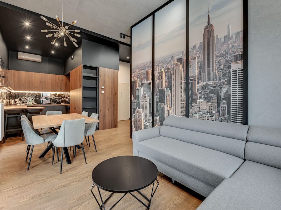 Exclusive Apartment, 2 Bedrooms, Non Smoking | Living area | 40-inch Smart TV with cable channels, TV