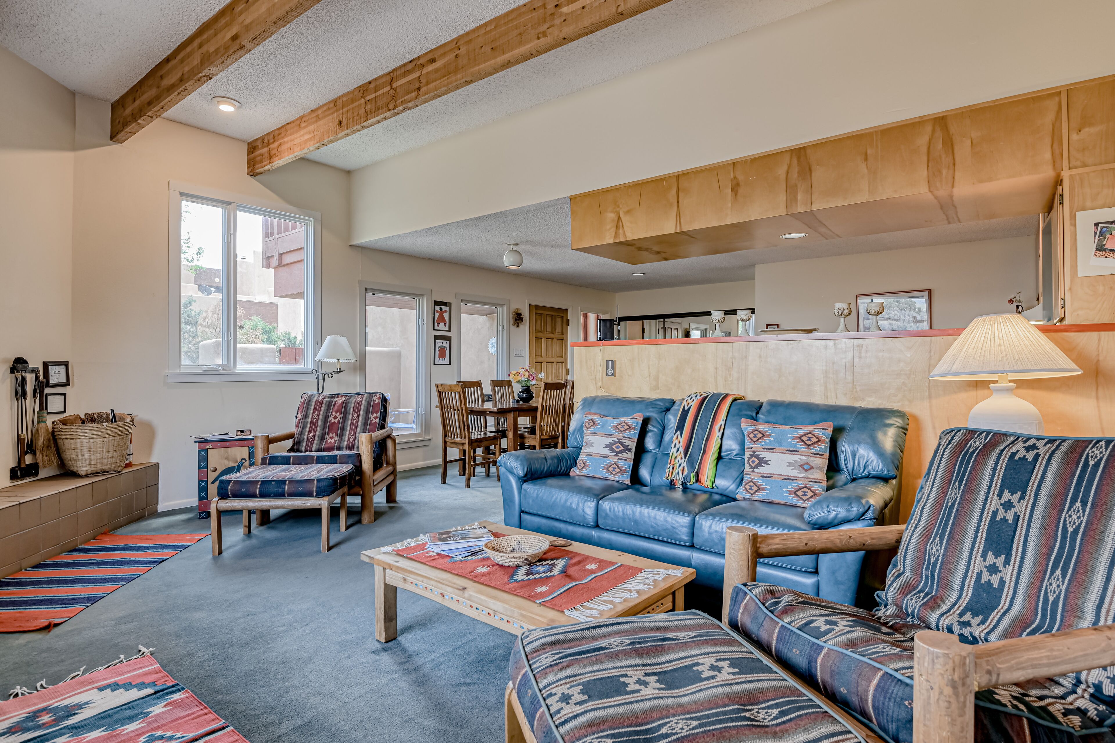 Two-Story Dog-Friendly Condo w/Private Patio, Free WiFi, Wood Fireplace, Views