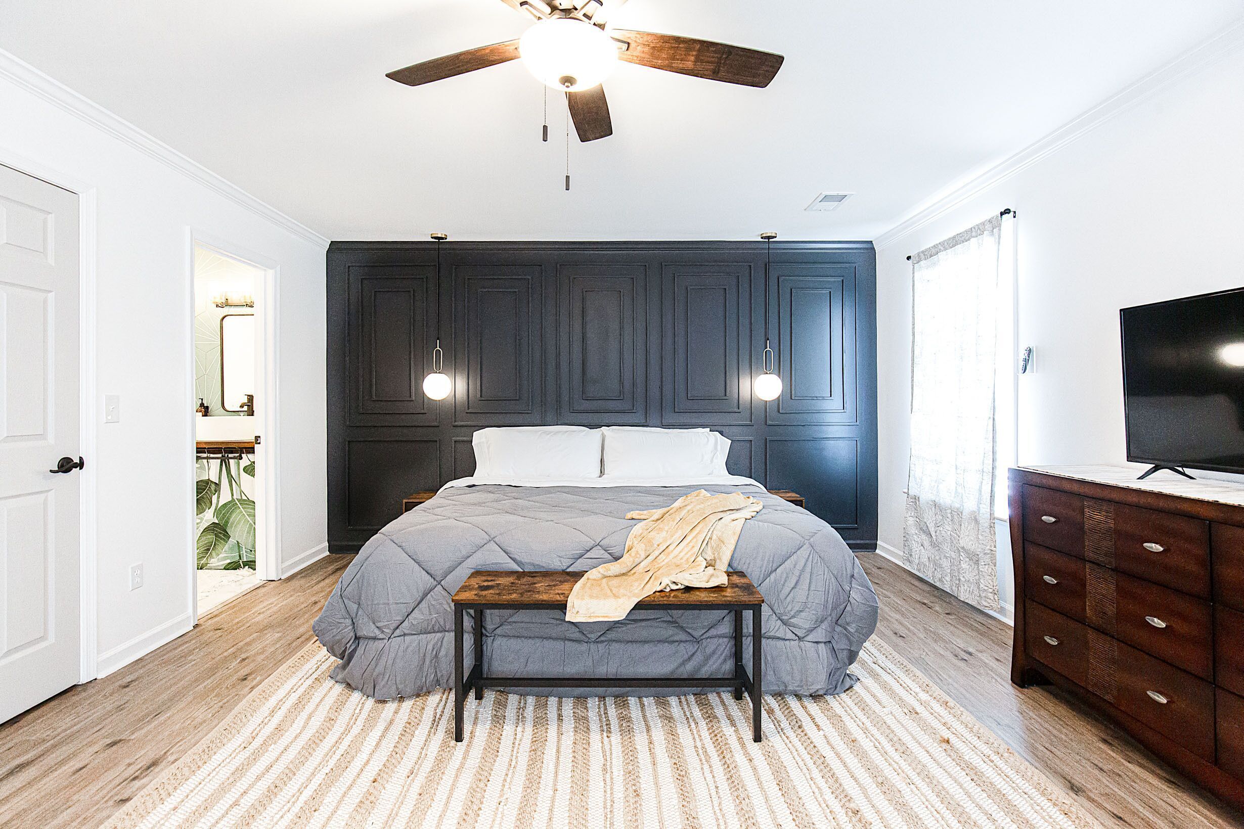 2 soverom, skrivebord, strykejern/-brett og wi-fi (inkludert)