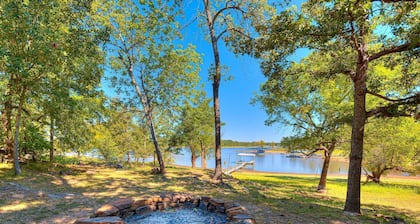 Custom Waterfront Cabin with Private Boat Dock