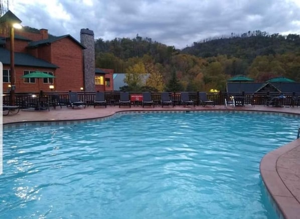 Indoor pool, outdoor pool