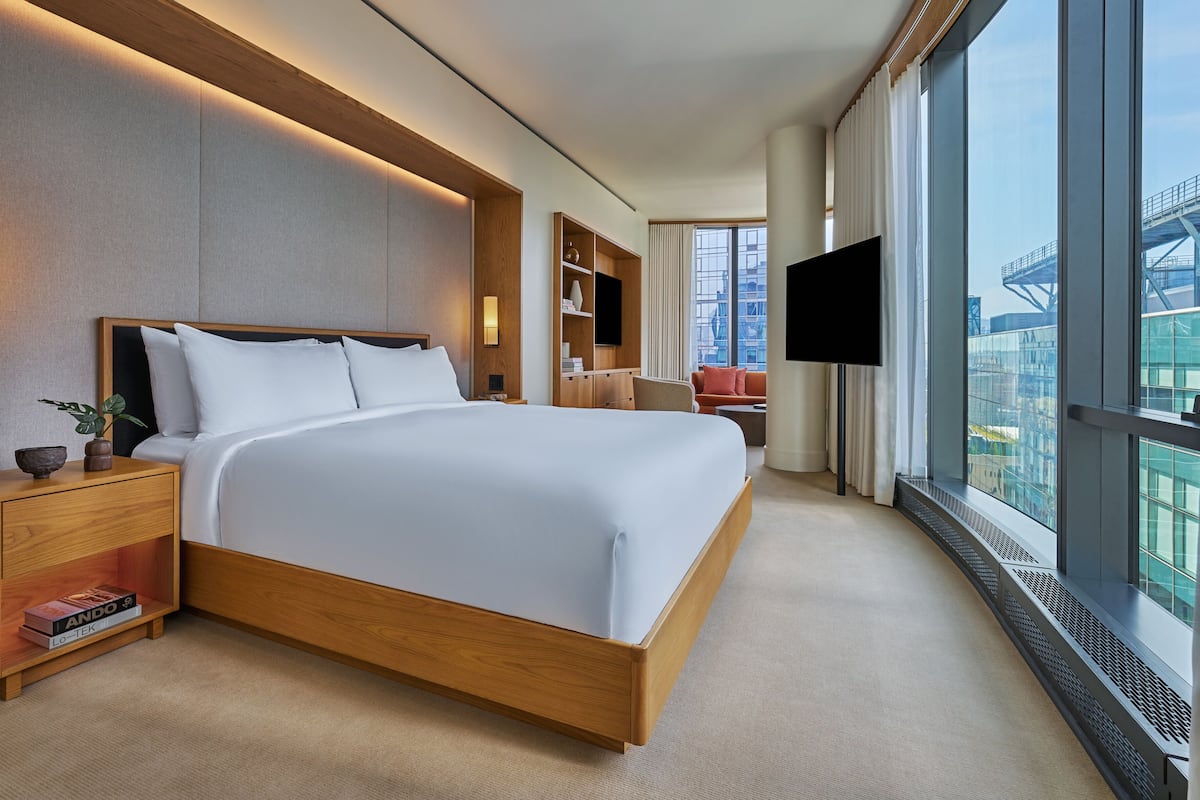 1 habitación, ropa de cama de alta calidad, cubrecamas y minibar