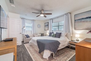 2 chambres, fer et planche à repasser, Wi-Fi gratuit, draps fournis