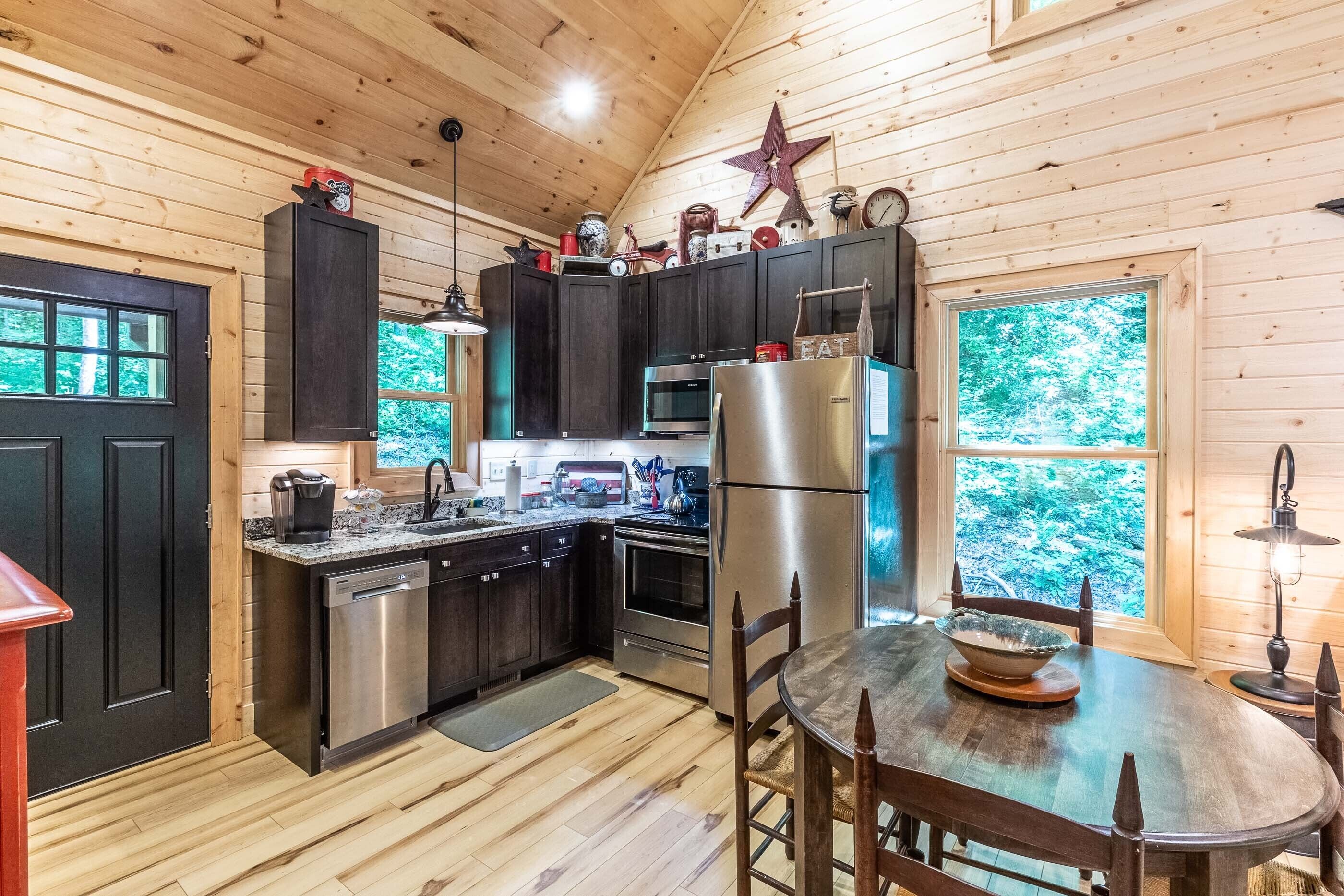 Rhododendron Rest at Running Cedar Springs  - Upscale Mountain Home Located Across from Bear Lake