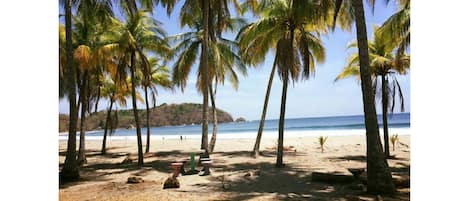 Una spiaggia nelle vicinanze