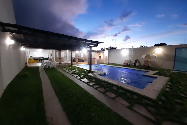 Indoor pool, outdoor pool