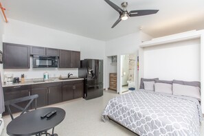 1 間睡房、熨斗/熨衫板、免費 Wi-Fi、床單