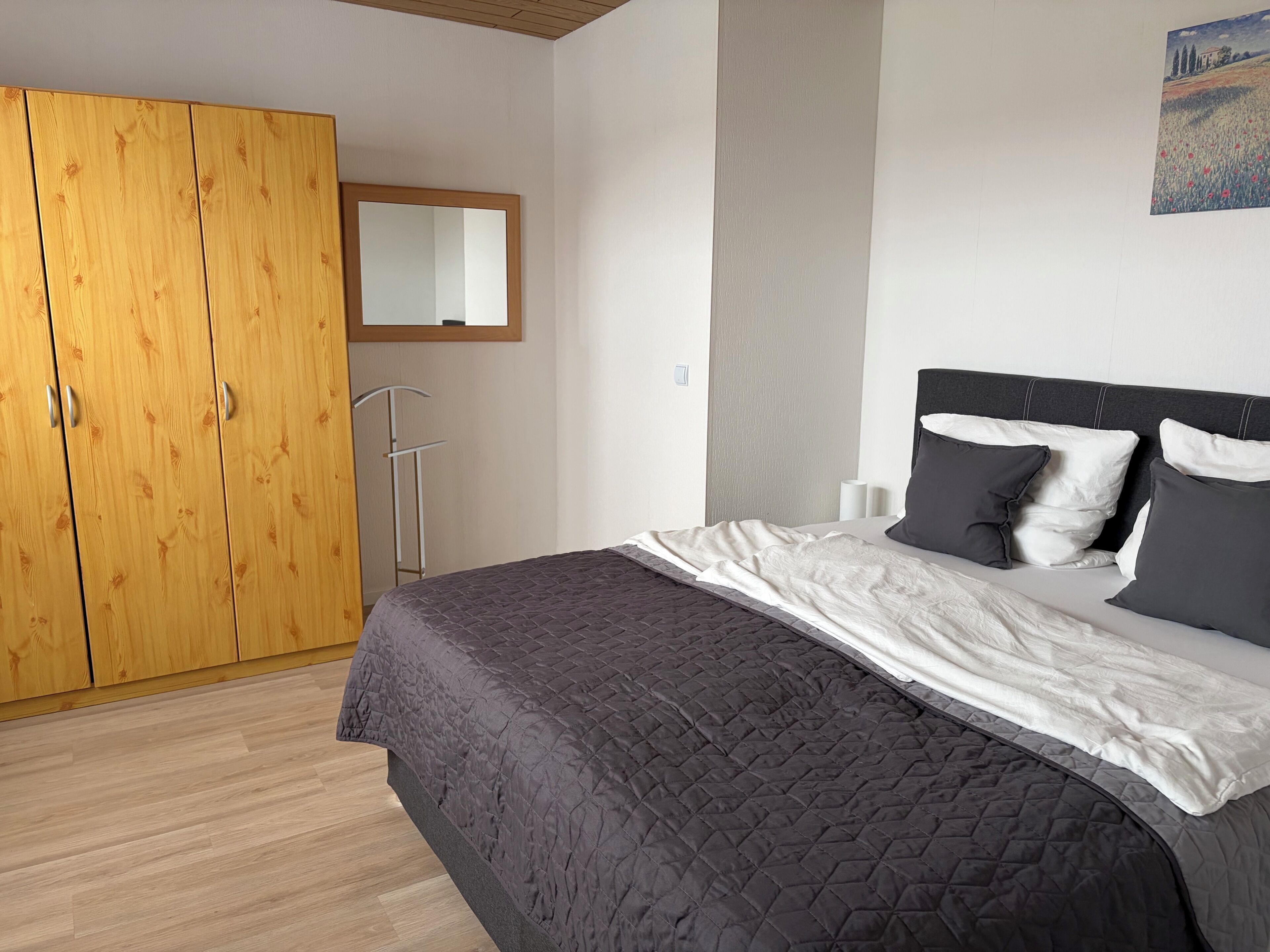 2 slaapkamers, een strijkplank/strijkijzer, reisbedje, wifi