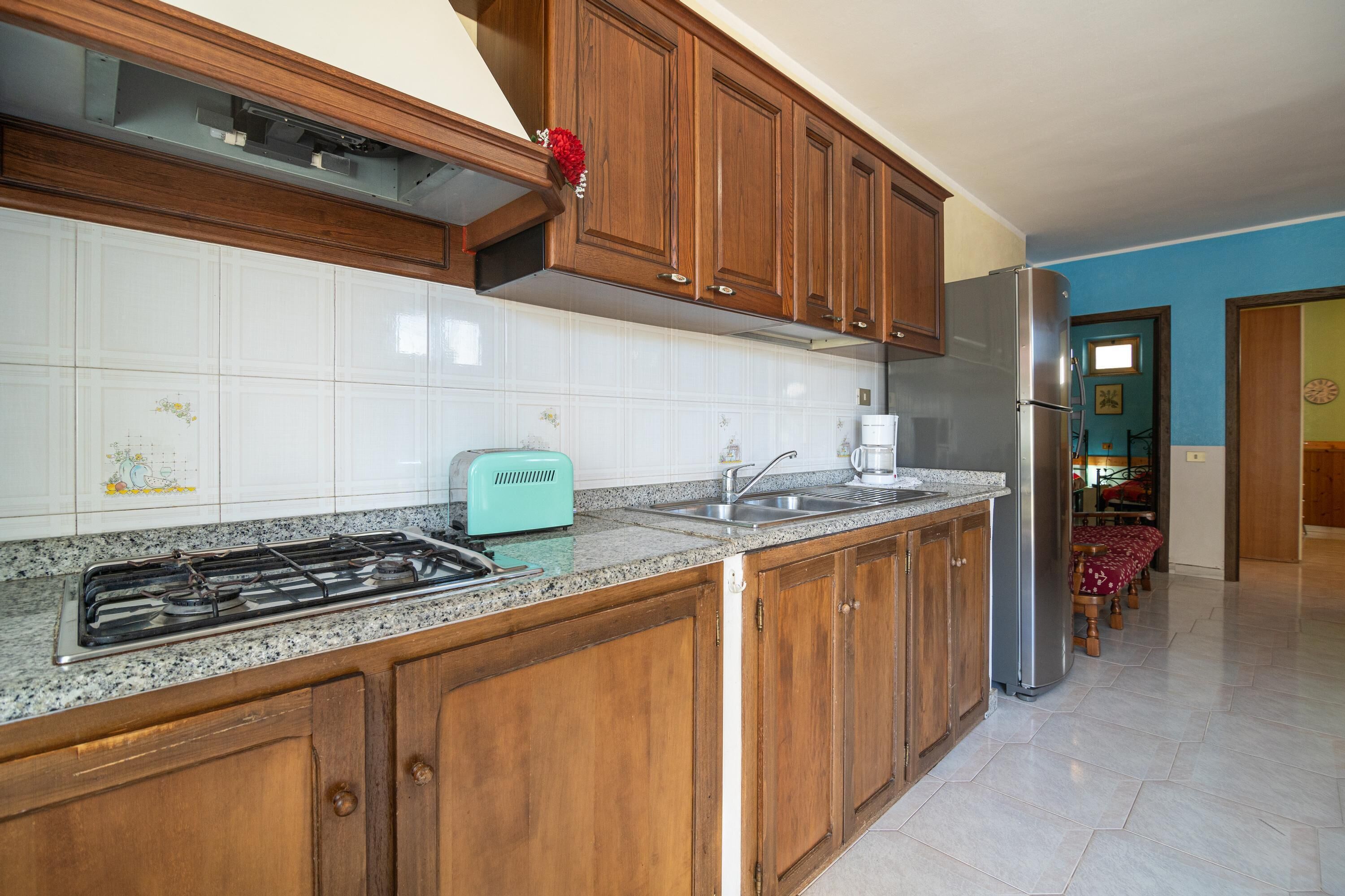 Apartment "Bilocale Sole" with A/C, Wi-Fi, Garden, Terrace & BBQ; Pet Friendly
