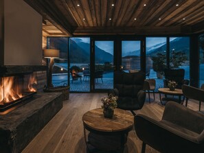 Sitteområde i lobbyen