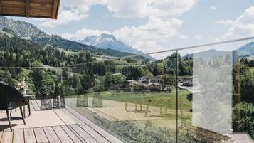Zwei Zimmer Apartment Suite | Blick vom Balkon