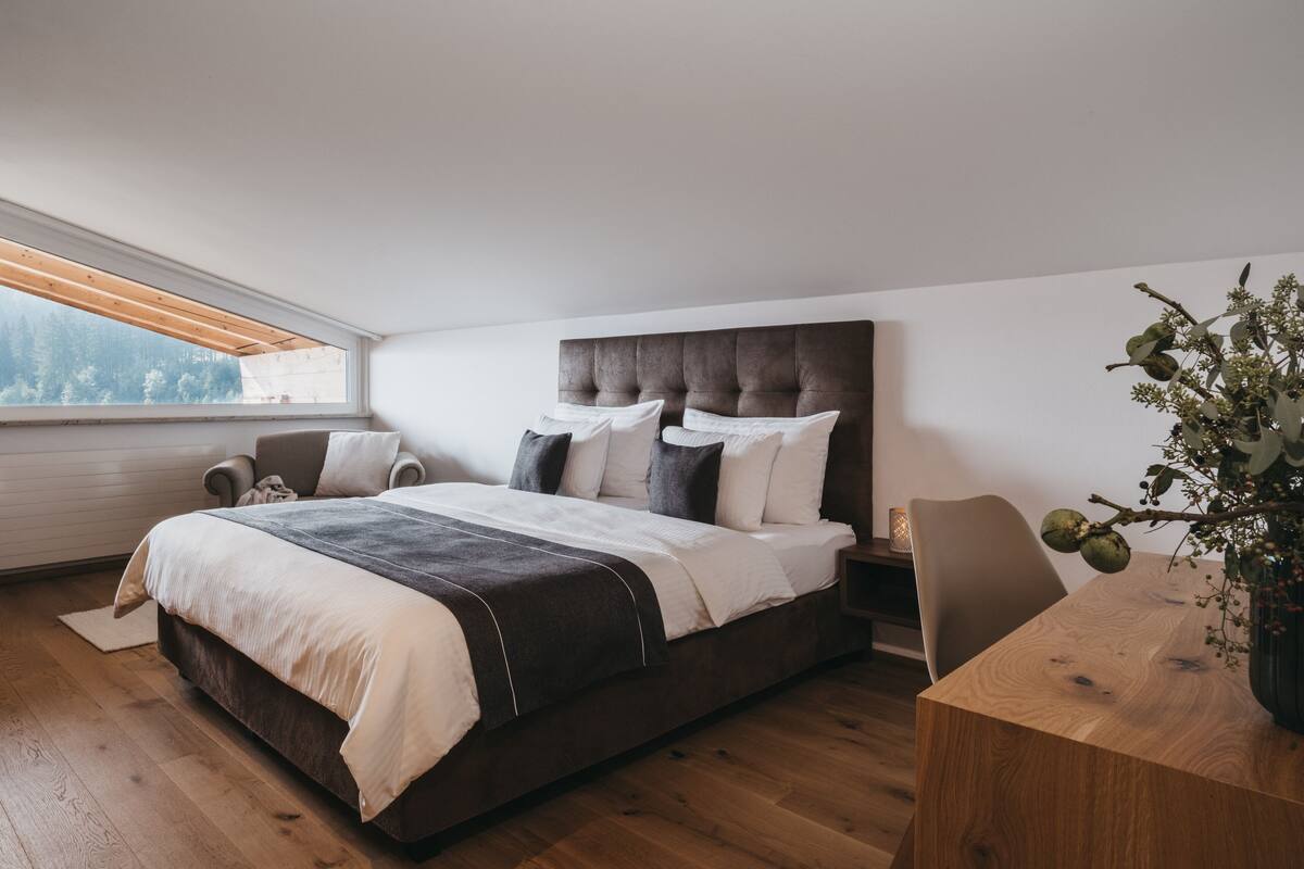 Panorama Suite | 1 Schlafzimmer | โต๊ะทำงาน, พื้นที่ทำงานแบบ  ใช้แล็ปท็อป, ห้องเก็บเสียง, Wi-Fi ฟรี