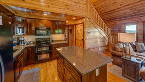 House, 3 Bedrooms | Private kitchen | Fridge, microwave, stovetop, dishwasher - Sundance Retreat by Escape to Blue Ridge (Morganton)