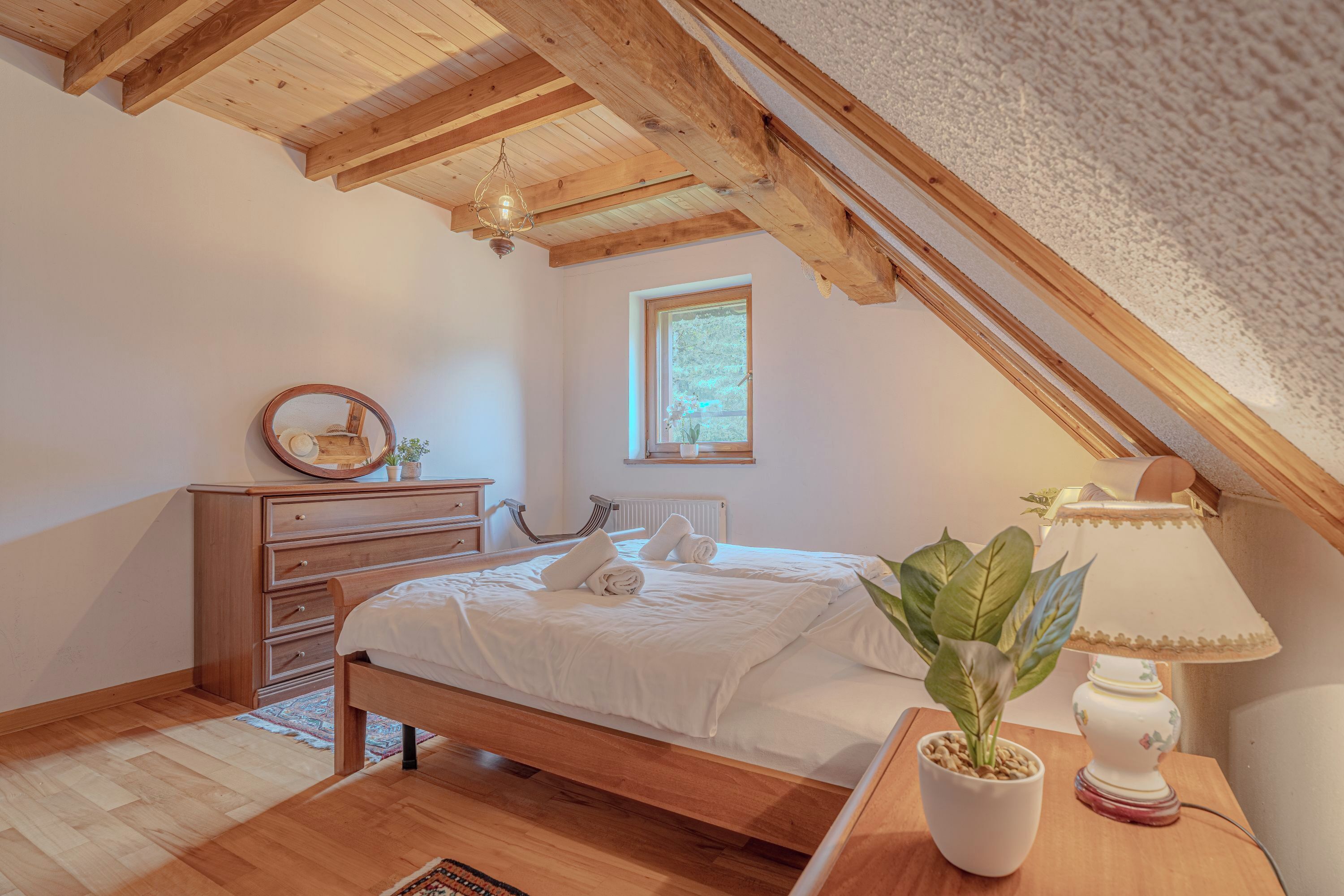 Family Chalet, Multiple Bedrooms, 2 Bathrooms, Mountainside (Chalet Primus Near Soča Gorge) | 4 bedrooms, iron/ironing board, bed sheets