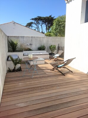 Terrace/patio - Loue Maison à Lepine Proche Plage, 8 Couchages (L'Épine)