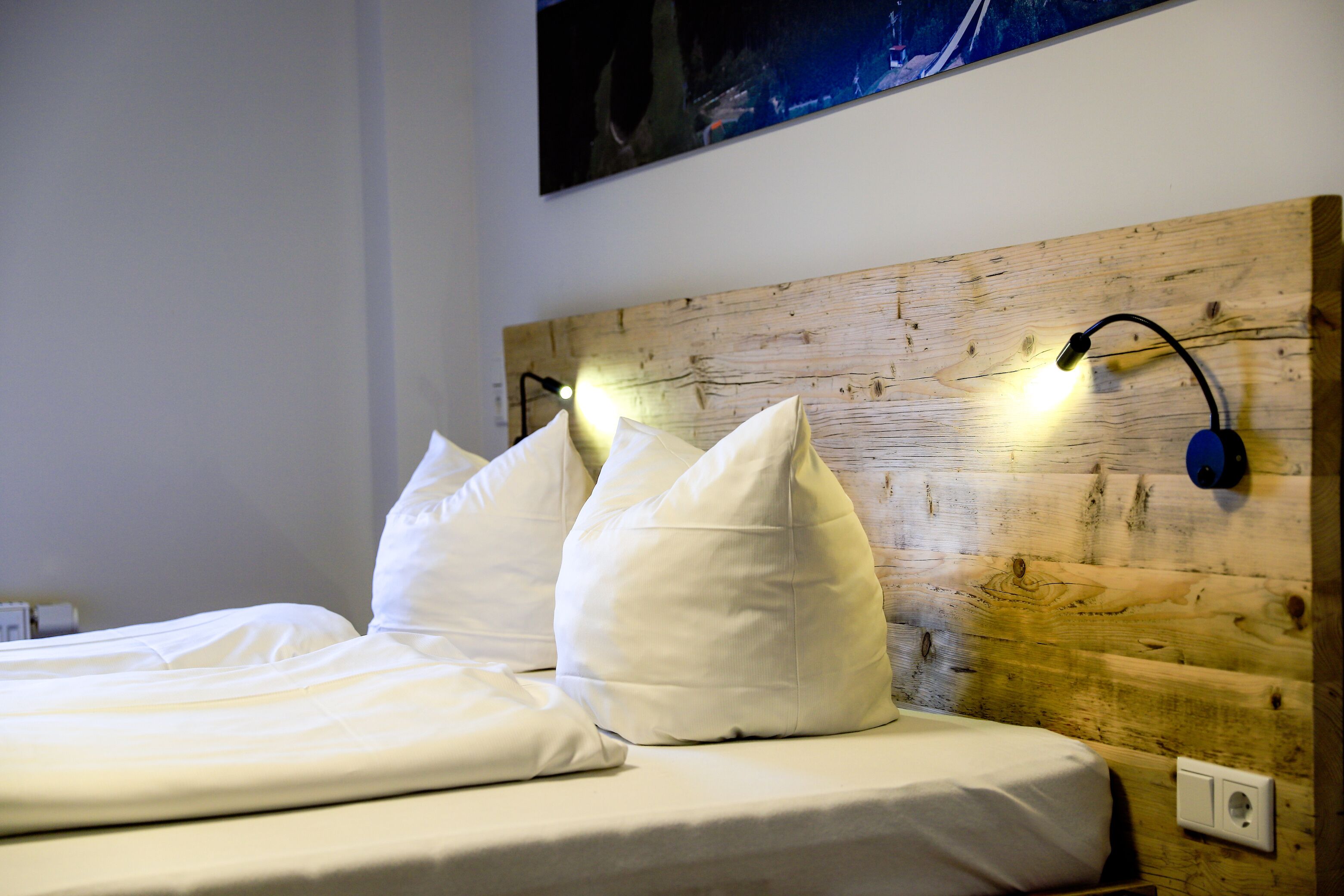 2 Schlafzimmer, Reisekinderbett, kostenloses WLAN, Bettwäsche