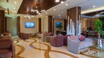 Sala de estar en el lobby