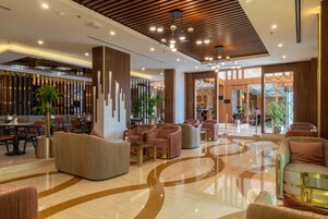 Sala de estar en el lobby