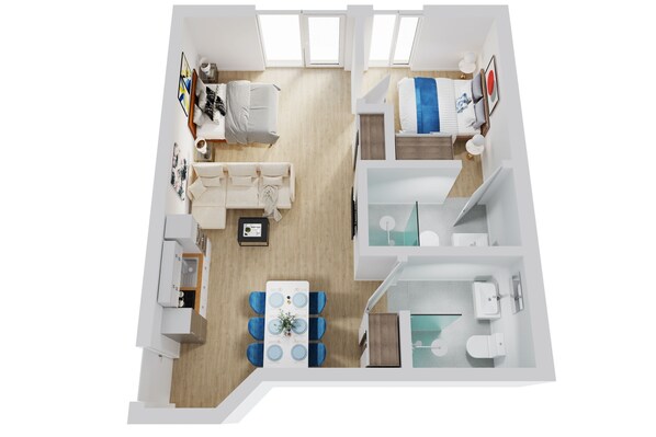 مخطط تصميم الطابق