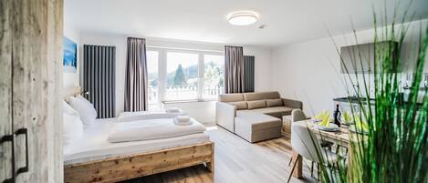 Wifi gratis y ropa de cama