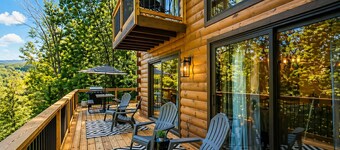 Tri-Level Log Cabin Massanutten Resort Hot Tub Seasonal Community Pool Firepit