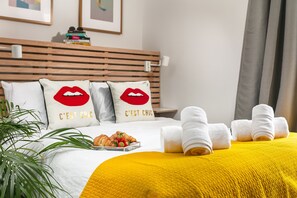 Huis | 2 slaapkamers, lakens van Egyptisch katoen, luxe beddengoed