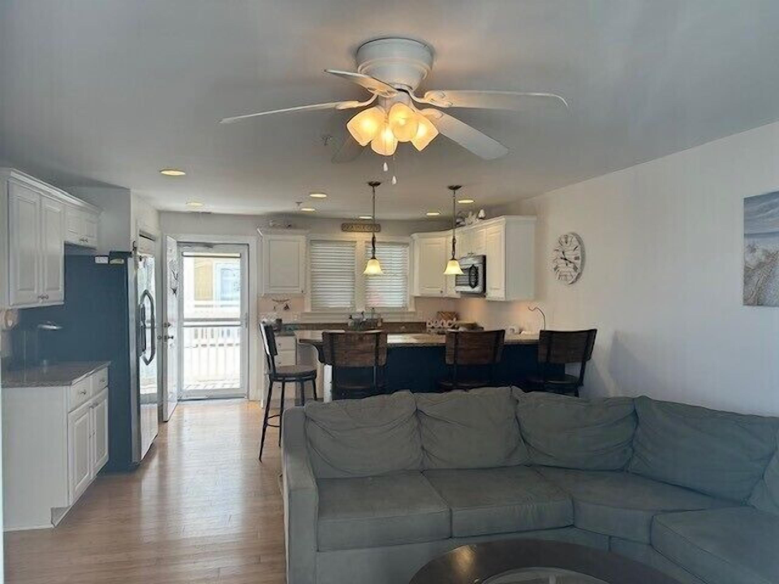 Nestled one block from the bay, and a short walk to the beach.