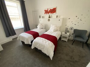 Apartment, 1 King Bed | 1 bedroom, iron/ironing board, free WiFi, bed sheets