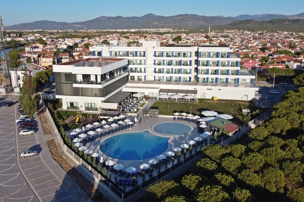 Majoituspaikan julkisivu