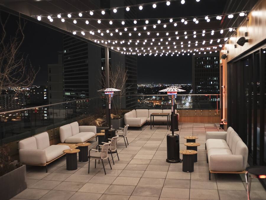 Rooftop terrace