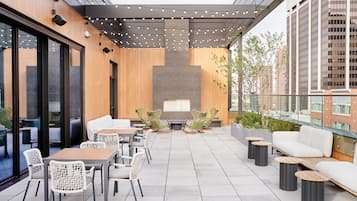 Terrasse sur le toit