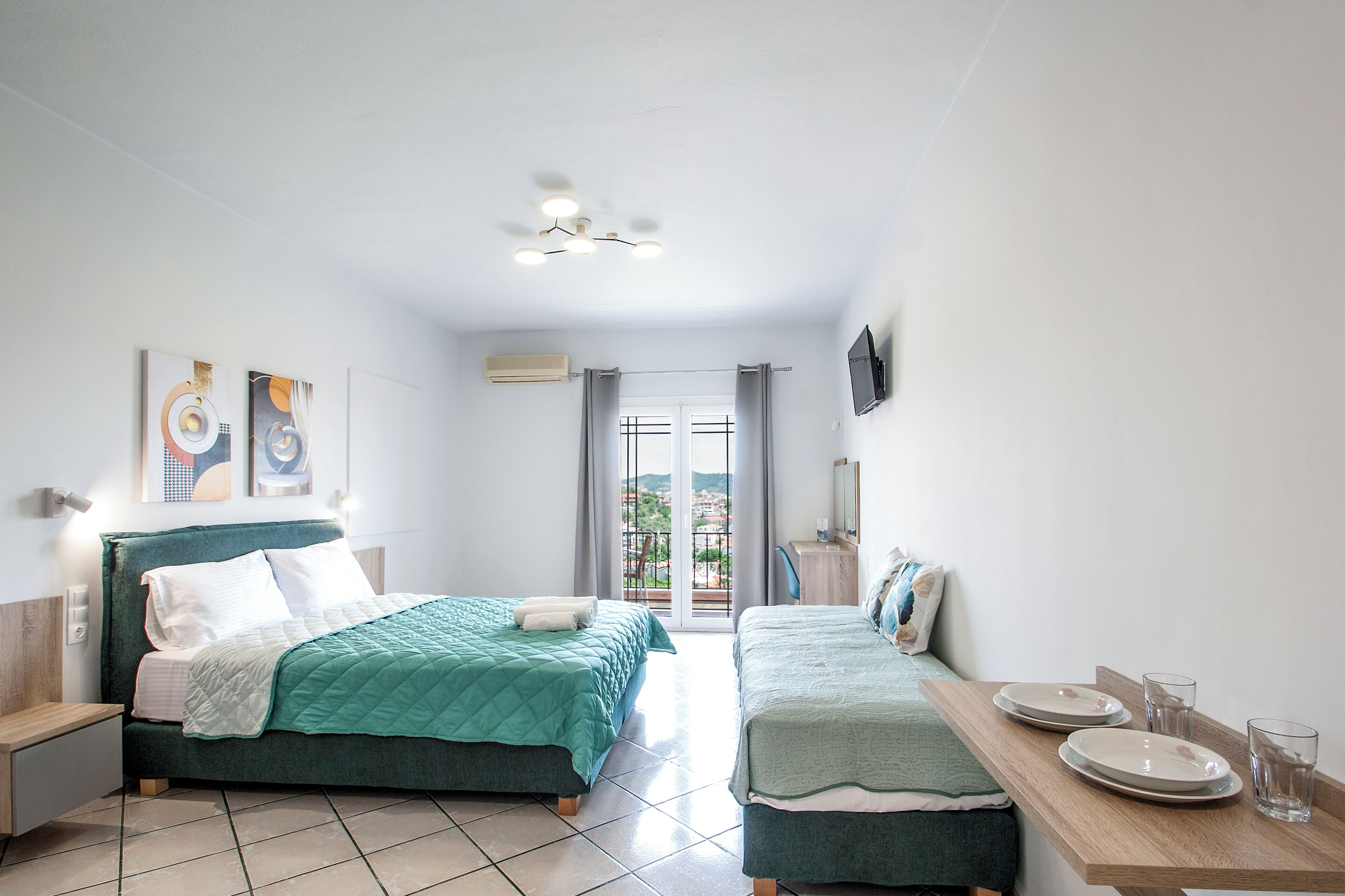 Studio with Sea View | Premium bedding, Tempur-Pedic beds, individually furnished, free WiFi