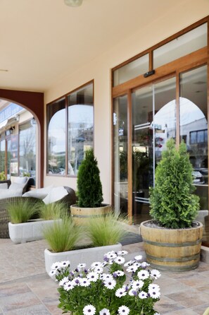 Entrée de l’hébergement