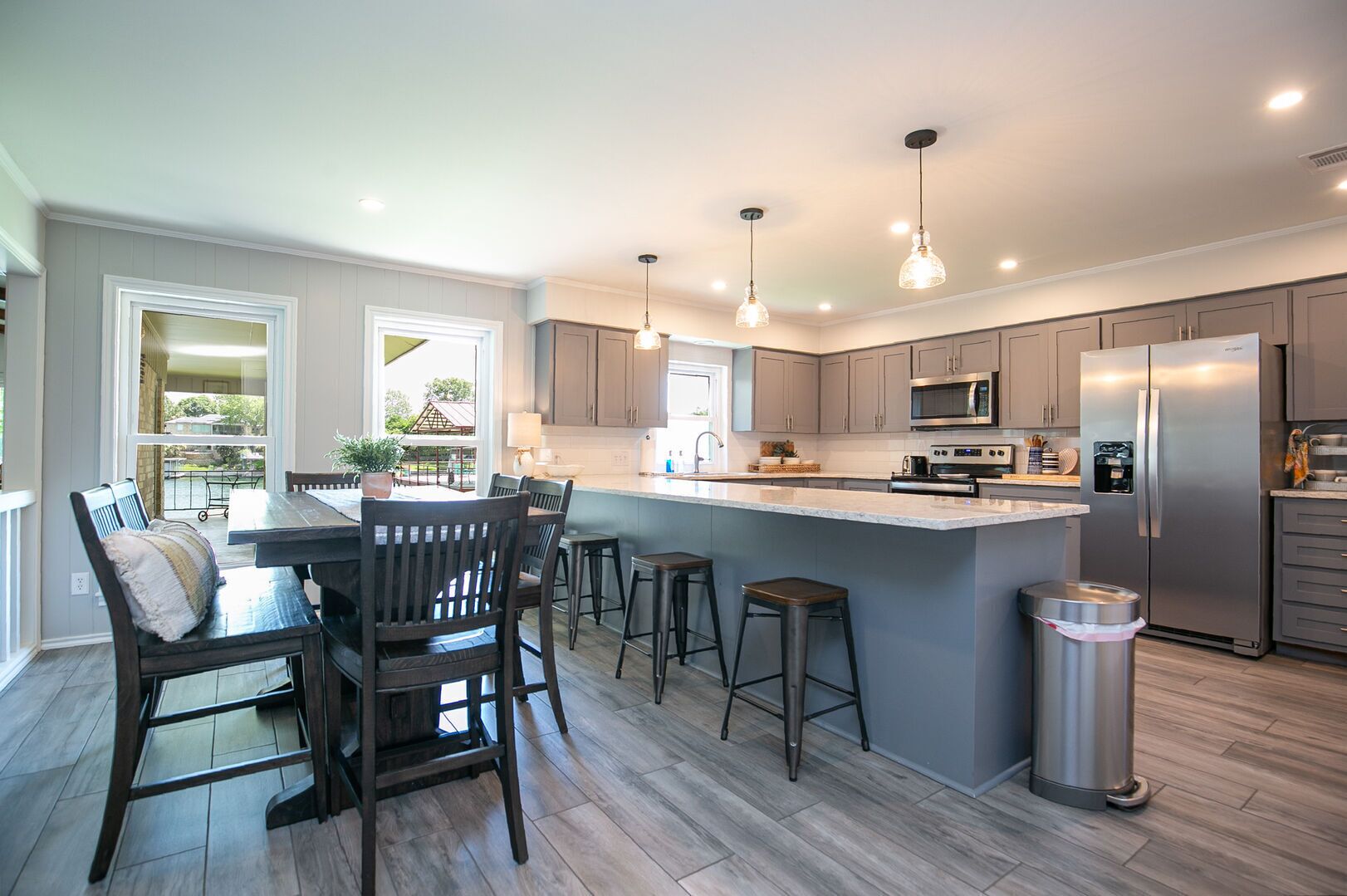 Two Docks on Riverside, beautifully updated, boat lift, jet ski ramps, great dock!