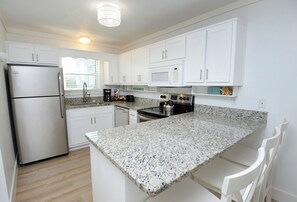 Fridge, microwave, oven, stovetop - Beachside Villa South of 30A - 1 Minute Walk to Seagrove Beach (Santa Rosa Beach)