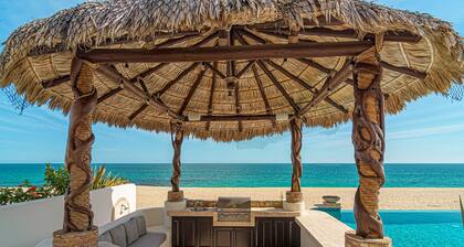 Beachfront 4BD Villa with a Wrap Around Upper Terrace and a Private Pool