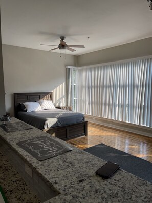 Desk, iron/ironing board, free WiFi, bed sheets