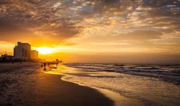 On the beach