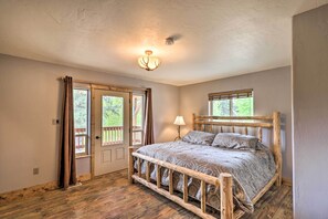 4 habitaciones, tabla de planchar con plancha, internet y ropa de cama 