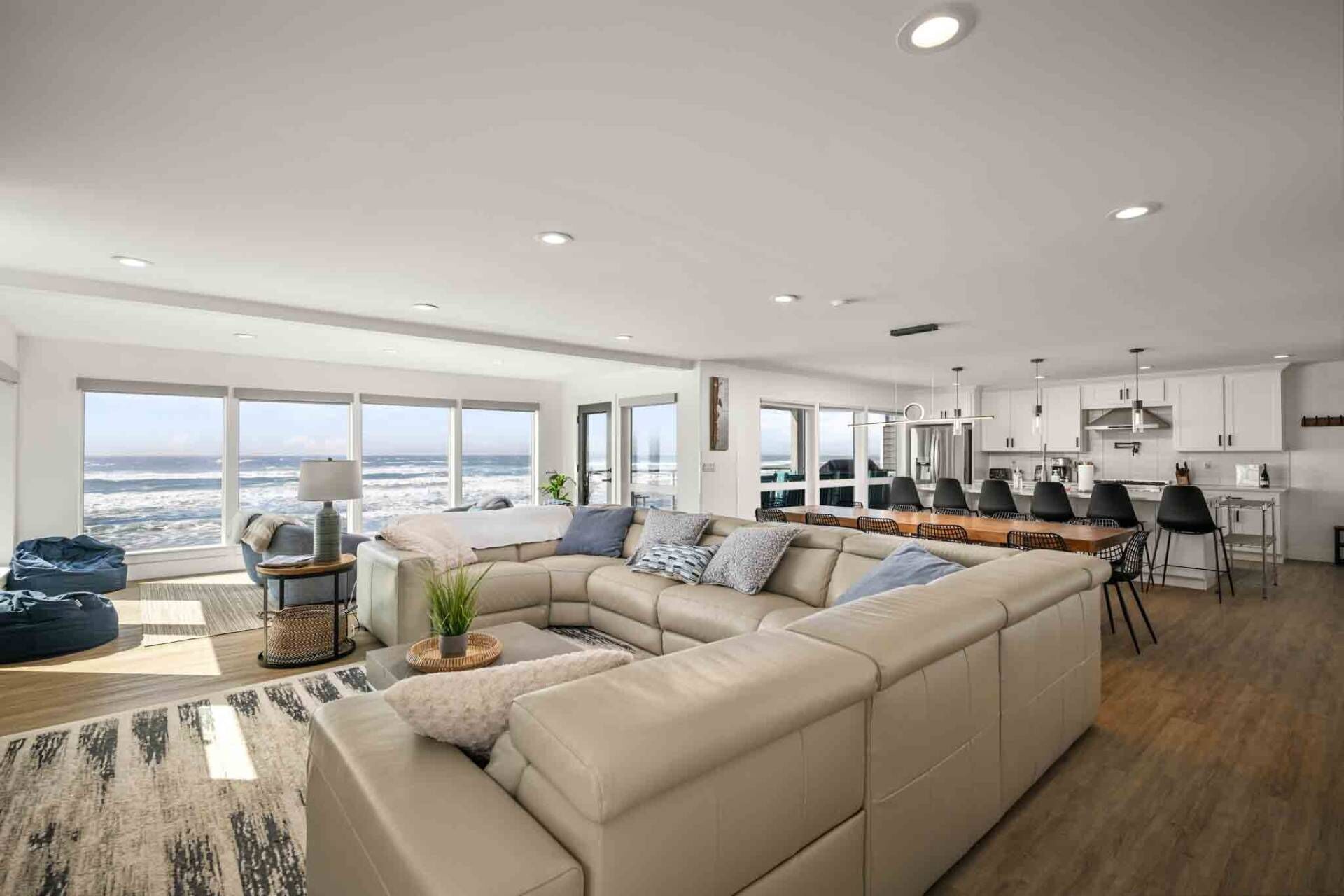 TV, fireplace, foosball