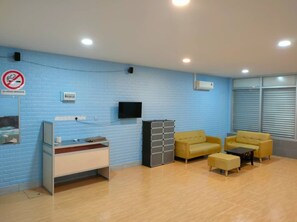 Kamar Keluarga, kamar mandi umum | Meja kerja, Wi-Fi gratis, dan seprai linen